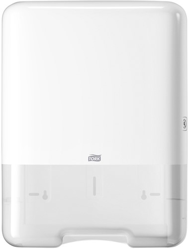 Handdoekdispenser Tork H3 Elevation C-vouw en Z-vouw wit 553000