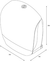Dispenser Katrin 90083 toiletpapier Gigant L wit-3