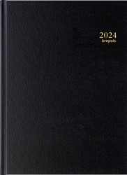 Agenda  Brepols Bremax Santex A4 1dag/1pagina 4 kolommen zwart