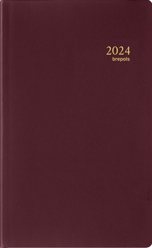 Agenda 2025 Brepols Breplan Seta 7dag/1pagina assorti zwart bordeaux blauw-3