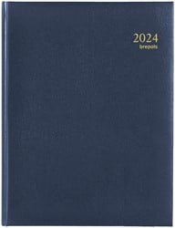 Agenda 2025 Brepols Timing Lima 7dag/2pagina's blauw