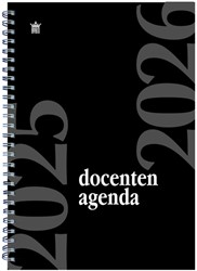 Schoolagenda 2025-2026 Ryam docenten 7dagen/2pagina's spiraal zwart