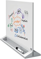 Desktop glasbord Nobo vrijstaand magnetisch 58,5x44,7cm-2