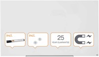 Glasbord Nobo Impression Pro 1883x1053mm briljant wit