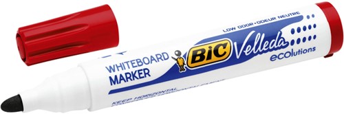 Viltstift Bic 1701 whiteboard rond rood 1.4mm