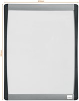 Whiteboard Nobo 28x21.5cm gewelfd-1