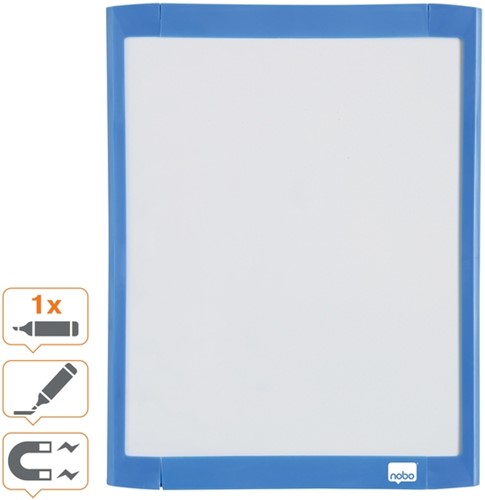 Whiteboard Nobo 21.6x28cm magnetisch assorti-3