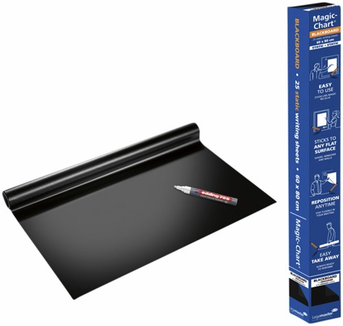 Magic-Chart Legamaster Whiteboard 60x80cm zwart-3