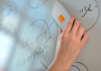 Whiteboardwisser Nobo magnetisch met verwisselbare strips-2