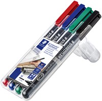 Viltstift Staedtler Lumocolor 317 permanent M set à 3 +1 stuk gratis-2