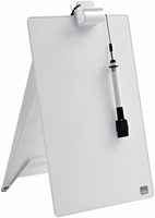Desktop flipover Nobo met droog uitwisbaar glasoppervlak-3