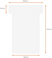 Planbord T-kaart Nobo nr 2 48mm wit-3