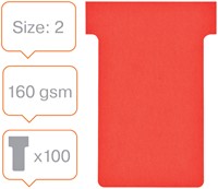 Planbord T-kaart Nobo nr 2 48mm rood-2