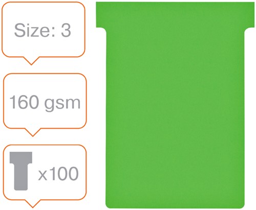 Planbord T-kaart Nobo nr 3 80mm groen-2
