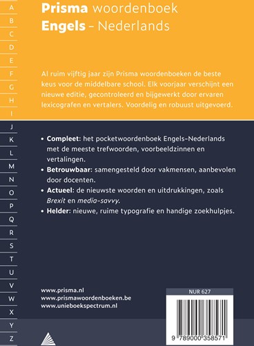 Woordenboek Prisma pocket Engels-Nederlands-2