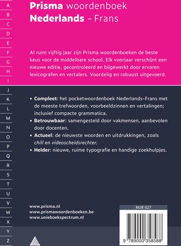 Woordenboek Prisma pocket Nederlands-Frans-2