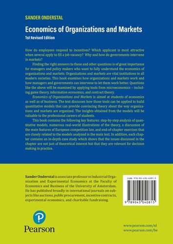 Economics of Organizations and Markets-2