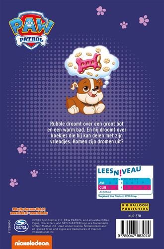 Ik leer lezen! PAW Patrol, De wens van Rubble-2