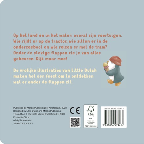 Little Dutch Mijn flapjesboek - Voertuigen-2