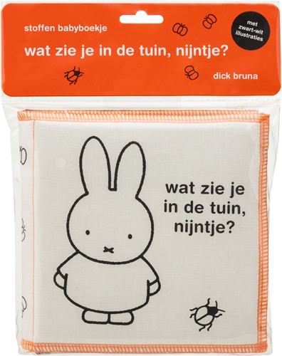 stoffen babyboekje, wat zie je in de tuin, nijntje?