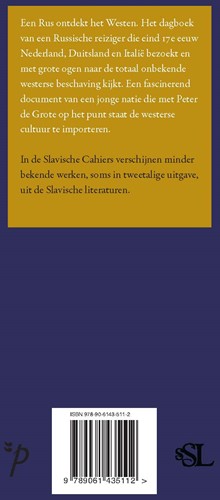 Slavische Cahiers Reis naar Europa 1697-1699-2