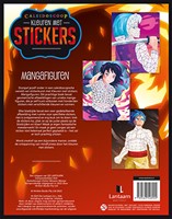 Kleuren met stickers - Mangafiguren Kleuren met stickers - Mangafiguren-2