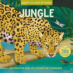 Stickers plakken op nummer - Jungle Stickers plakken op nummer - Jungle