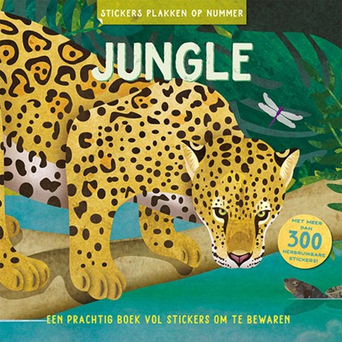 Stickers plakken op nummer - Jungle Stickers plakken op nummer - Jungle
