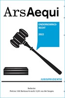 Jurisprudentie Ondernemingsrecht Ars Aequi Jurisprudentie 2022