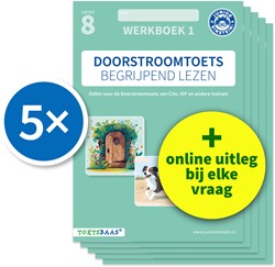 Doorstroomtoets Begrijpend lezen – Werkboek 1 + Online video-uitleg (set van 5) Doorstroomtoets Begrijpend lezen – Werkboek 1 + Online video-uitleg (set van 5)