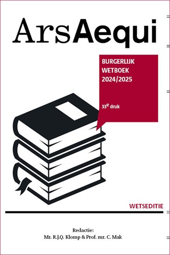 Burgerlijk wetboek Ars Aequi Wetseditie 2024/2025