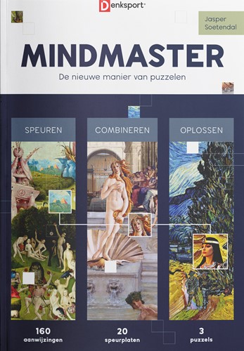 Denksport Puzzelboek Mindmaster Puzzelen - thema kunst