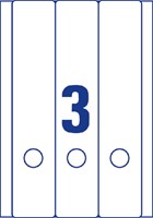 Rugetiket Avery Zweckform breed/lang 59x297mm zelfklevend wit-2