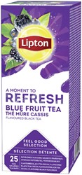 Thee Lipton Refresh Blauwe bessen 25stuks