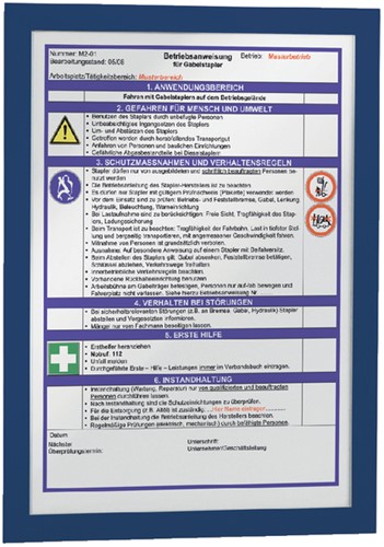 Duraframe Durable 487207 A4 donkerblauw