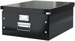 Opbergbox Leitz WOW Click & Store 369x200x482mm zwart