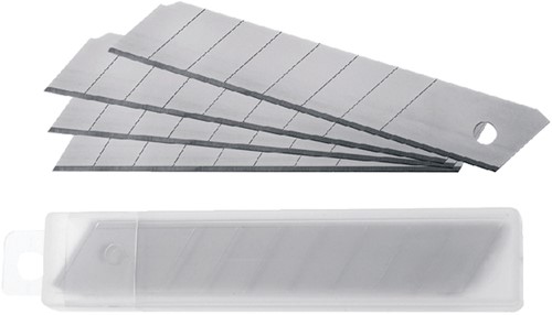 Snijmes Westcott Premium 18mm met metalen geleiding rood-3