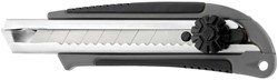 Snijmes Westcott professional 18mm met draaisluiting grijs/zwart