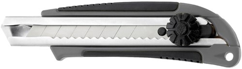 Snijmes Westcott professional 18mm met draaisluiting grijs/zwart