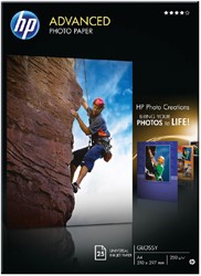 Inkjetpapier HP Q5456A A4 advanced 250gr 25vel