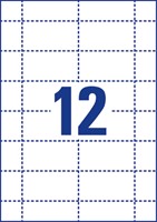 Badgekaart Avery L4726-20 40x75mm microperforatie-2