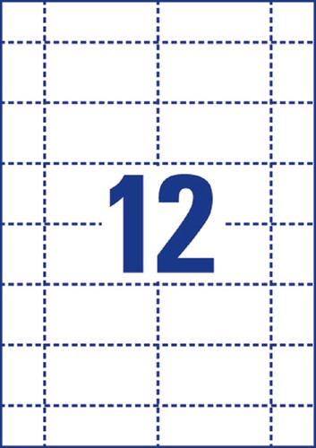 Badgekaart Avery L4726-20 40x75mm microperforatie-2