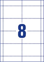 Badgekaart Avery L4728-20 60x90mm microperforatie-2
