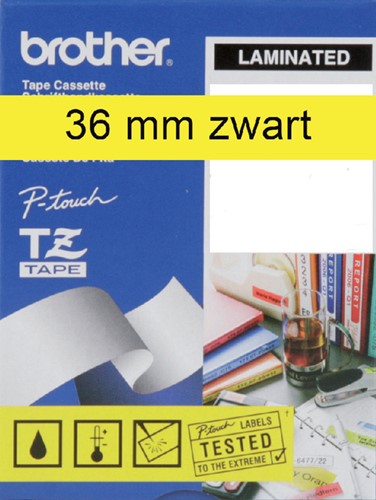 Labeltape Brother P-touch TZE-661 36mm zwart op geel-3