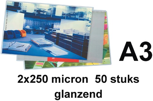 Lamineerhoes GBC A3 2x250micron 50stuks