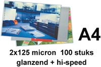 Lamineerhoes GBC A4 highspeed 2x125micron 100stuks-2