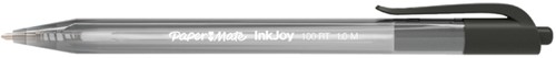 Balpen Paper Mate Inkjoy 100RT zwart medium 80+20 gratis