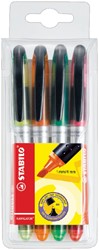 Markeerstift STABILO Navigator 545 etui à 4 kleuren