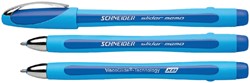 Balpen Schneider Slider Memo blauw extra breed