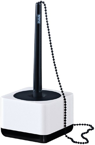 Baliebalpen Han iLine met ketting en standaard wit